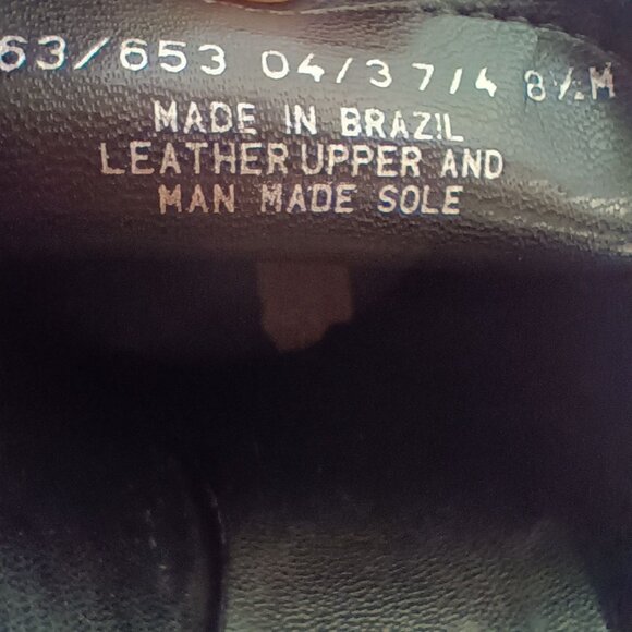 Franco Sarto Black Leather Penny Loafer Mules, 3" Block Heel Size 8.5 - Picture 5 of 10